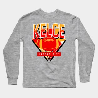 Kelce Kansas City Football Retro Long Sleeve T-Shirt